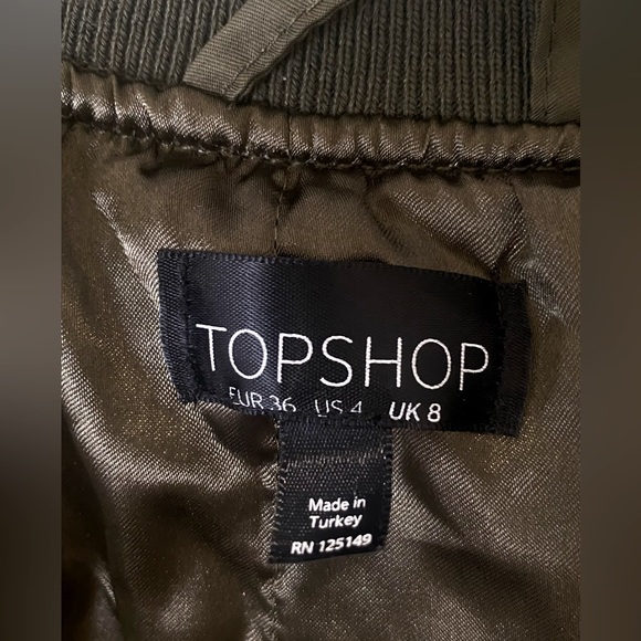 Topshop Bomber Jacket - Picture 2 of 5
